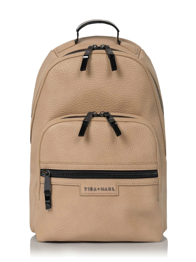 Shop Tiba + Marl Elwood Baby Changing Backpack In Neutrals