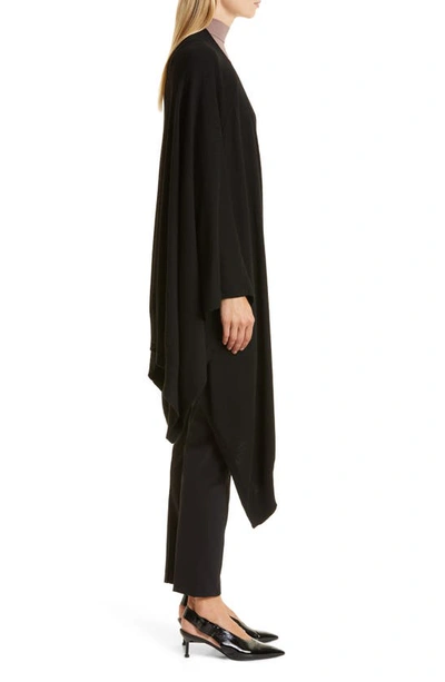 Shop Donna Karan Woman Tie Waist Cardigan In Black