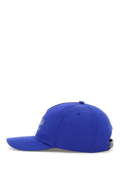 Shop Alexander Mcqueen 'mcqueen Graffiti' Baseball Hat In Blue
