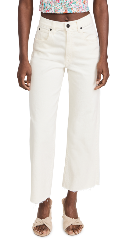 Shop Slvrlake Grace Crop Jeans White