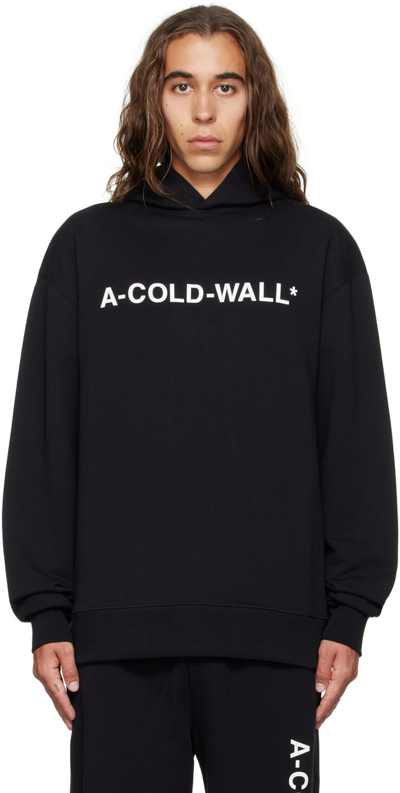 Shop A-cold-wall* Black Bonded Hoodie