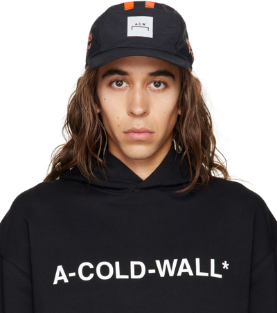 Shop A-cold-wall* Black Stria Tech Cap