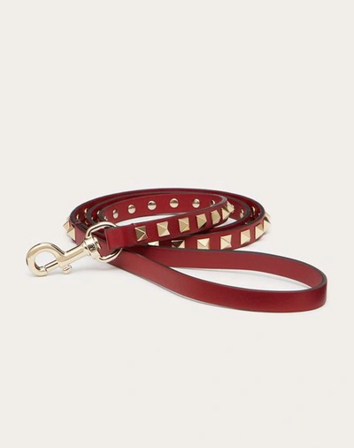 Shop Valentino Garavani Garavani Rockstud Pet Leash Woman Rosso  Uni