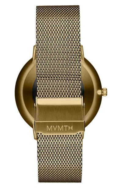 Shop Mvmt Legacy Slim Mesh Strap Watch, 42mm In Gold