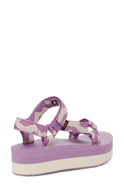 Shop Teva 'universal' Flatform Sandal In Balance Dusty Lavender