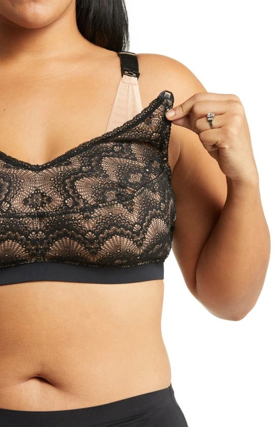 The Dairy Fairy Ruby Wireless Hands-free Pumping & Nursing Bra In Black