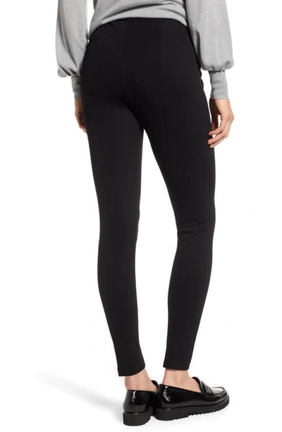 Two By Vince Camuto Seamed Back Leggings In Rich Black