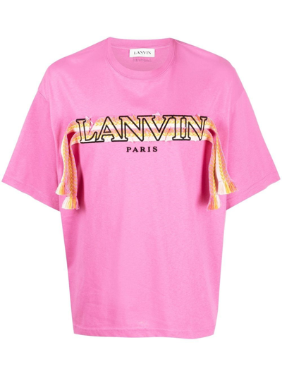 Shop Lanvin Over T-shirt In Pink & Purple