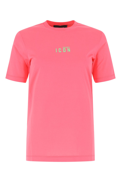 Dsquared2 Pink Cotton T-shirt Pink Dsquared Donna Xs | ModeSens