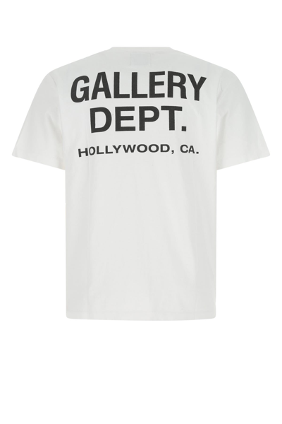 Shop Gallery Dept. White Cotton T-shirt White Gallery Dept Uomo S