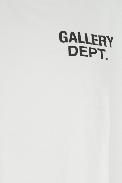 Shop Gallery Dept. White Cotton T-shirt White Gallery Dept Uomo S