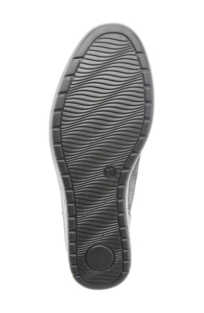 Flexus By Spring Step Concha Wedge Sneaker In Black