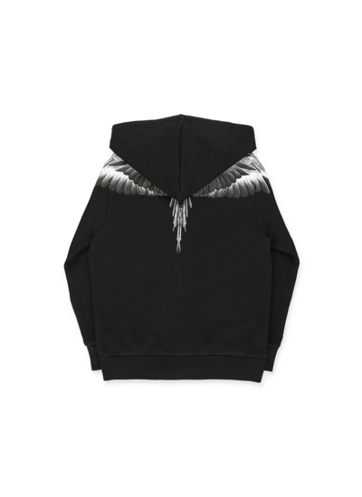 Shop Marcelo Burlon County Of Milan Icon Wings Sweatshirt In Black Grey