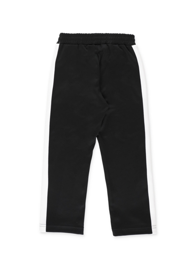 Shop Palm Angels Track Pants In Black White