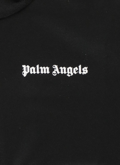 Shop Palm Angels Track Sweatshirt In Black White