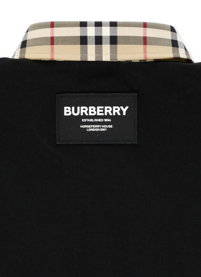 Shop Burberry Johane Polo Shirt In Black