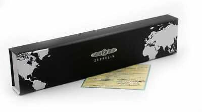 Pre-owned Zeppelin 100 Jahre Quartz Chronograph (42mm) Full-luminescent Dial / Black