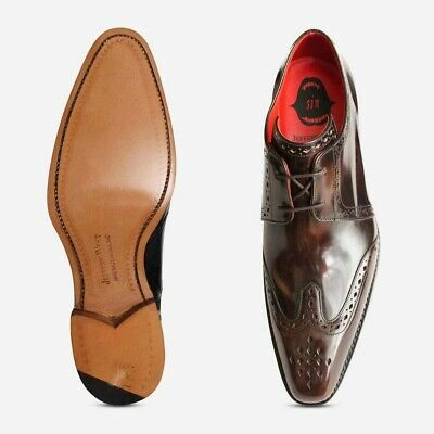 Pre-owned Jeffery-west Jeffery West Shoes Original English Brogues In Pickled Walnut In Multicolor