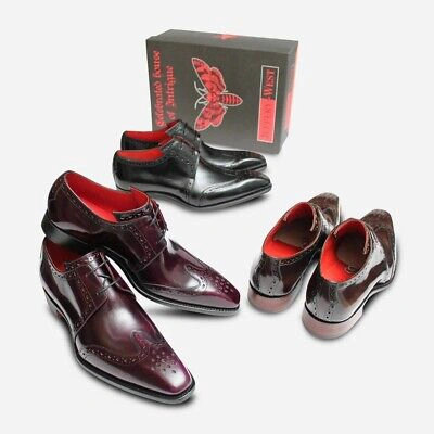 Pre-owned Jeffery-west Jeffery West Shoes Original English Brogues In Pickled Walnut In Multicolor