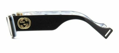 Pre-owned Gucci Gg0516s 001 Rectangle Square Black Grey Women's Sunglasses In Gray