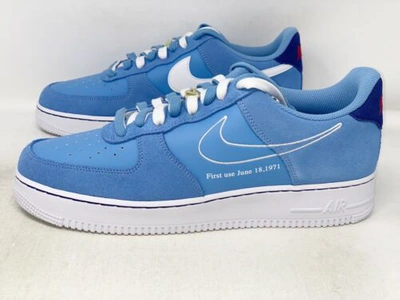 Pre-owned Nike Air Force 1 First Use Unc University Blue Sneaker Size 11.5  Bnib Db3597-400 | ModeSens