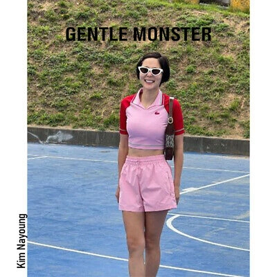 Pre-owned Gentle Monster [] Krella W1 Sunglases Kim Nayoung Wears The Korean Brand In Black