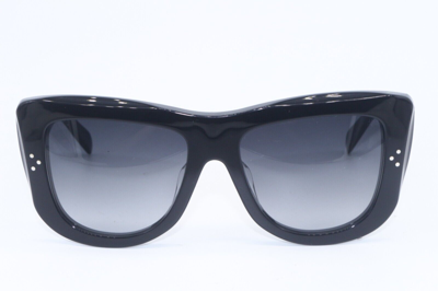 Pre-owned Celine Brand  Cl 40157u 01b Black Gradient Authentic Frames Sunglasses 57-18 In Gray