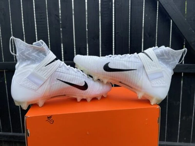 Pre-owned Nike Alpha Menace Elite 2 Flyknit Men's Size 16 Wide Football  Cleats Bv3298-100 In White | ModeSens