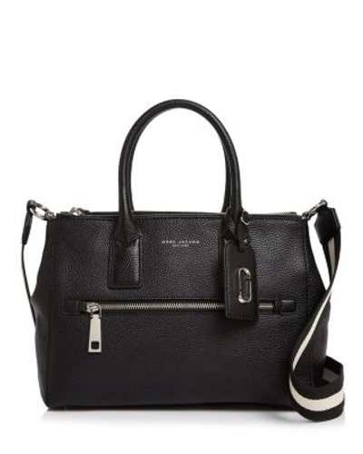 Marc Jacobs 'gotham' East/west Pebbled Leather Tote In Black