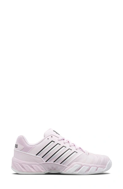 Shop K-swiss Bigshot Light 4 Tennis Shoe In Orchid Ice/ White/ Black