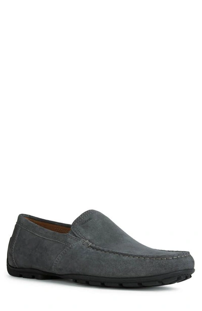 Shop Geox Monet Driving Loafer In Anthracite