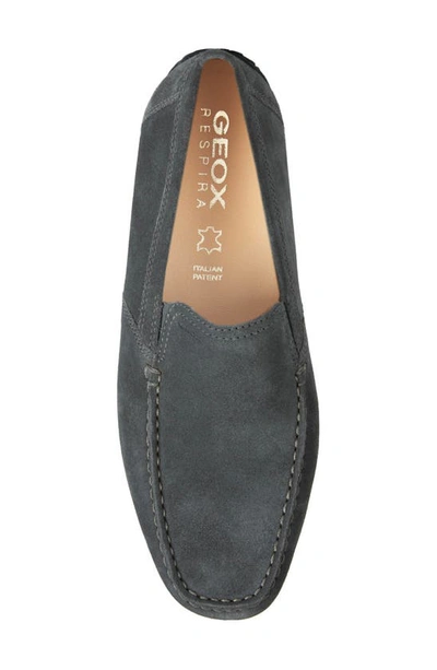 Shop Geox Monet Driving Loafer In Anthracite