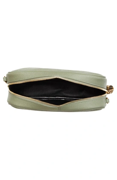 Shop Saint Laurent Mini Lou Quilted Leather Crossbody Bag In Sage