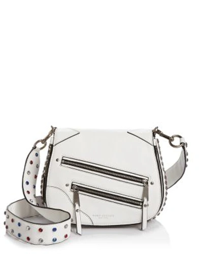 Shop Marc Jacobs Pyt Small Saddle Bag In Star White