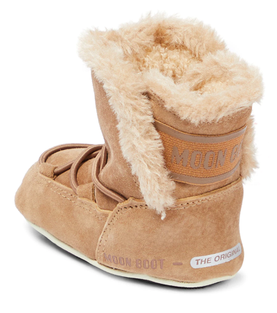 MOON BOOT CRIB SUEDE SNOW BOOTS 