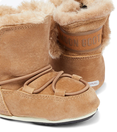 MOON BOOT CRIB SUEDE SNOW BOOTS 