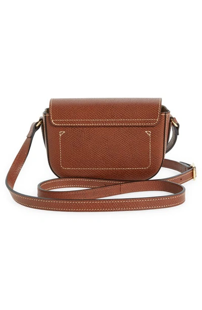 Shop Longchamp Épure Small Leather Crossbody Bag In Brown
