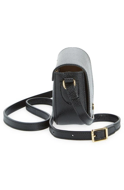 Shop Longchamp Épure Small Leather Crossbody Bag In Black