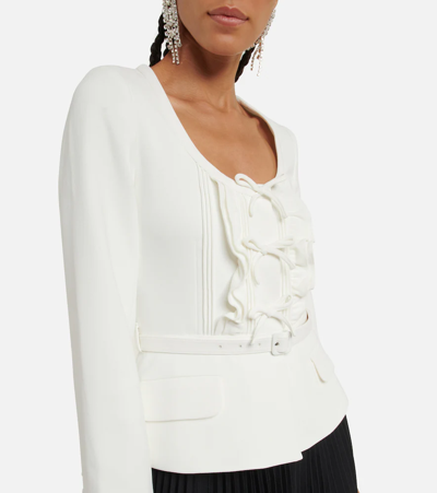 绉纱中长连衣裙