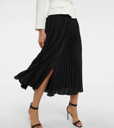 绉纱中长连衣裙