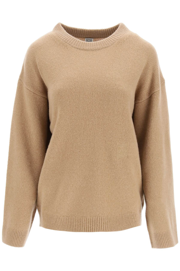 TOTEME Beige Crewneck Sweater