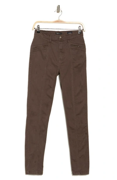 Shop Supplies By Union Bay Zola Moto Skinny Jeans In Forest Moss