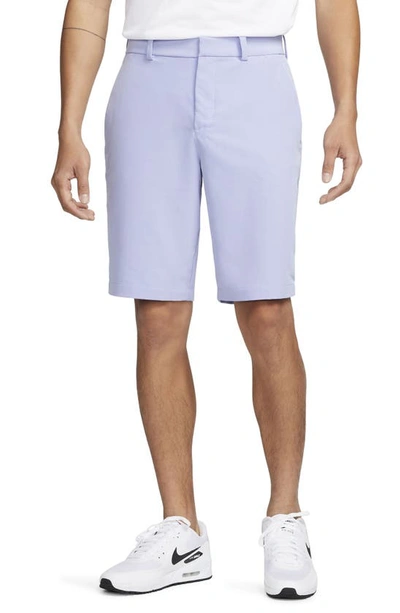 Shop Nike Dri-fit Flat Front Golf Shorts In Light Thistle/ Light Thistle