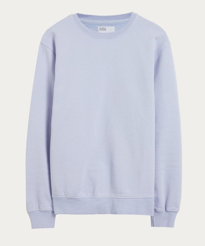 Shop Colorful Standard Mens Classic Organic Cotton Sweatshirt In Soft Lavender