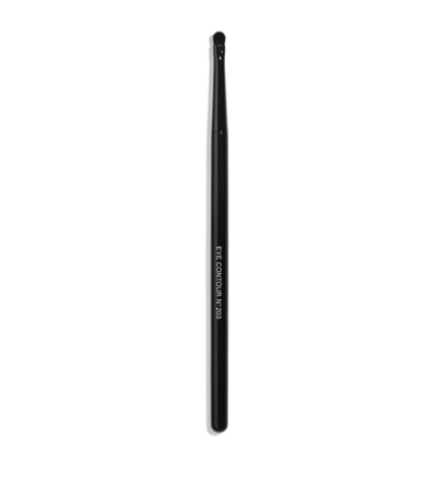 Shop Chanel Harrods Chanel (pinceau Ombreur Contour) Eye-contouring Brush N°203 In White