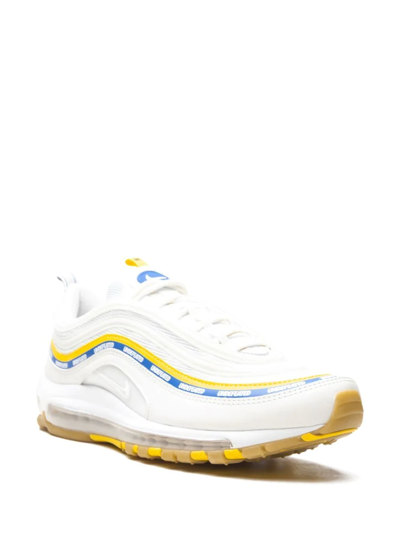 Shop Nike X Undefeated Air Max 97 "ucla" Sneakers In White