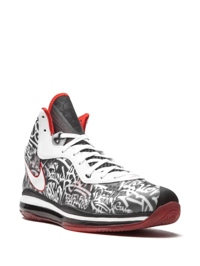 Nike Lebron 8 Qs "graffiti" Sneakers In Black