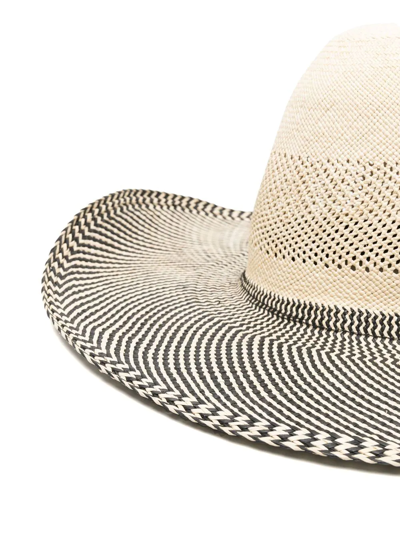Henrik Vibskov Big Shade Panama Hat In Neutrals