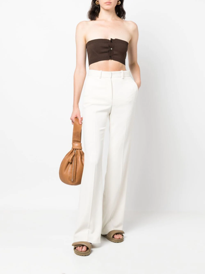 Auralee Mid Gauge Dry Cotton Knit Bandeau In Brown | ModeSens