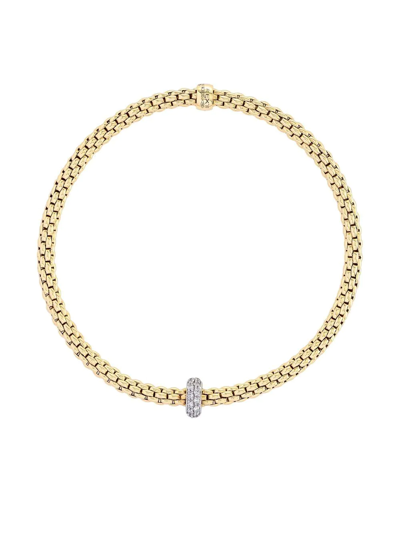 Shop Fope 18kt Gold Diamond Flexible Bracelet